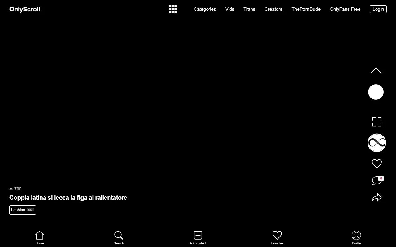 Screenshot: Onlyscroll Screenshot of Onlyscroll